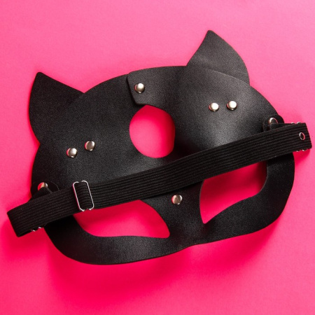 Набор «Желания исполнятся»: БДСМ-маска и карамельный кляп (клубника со сливками)